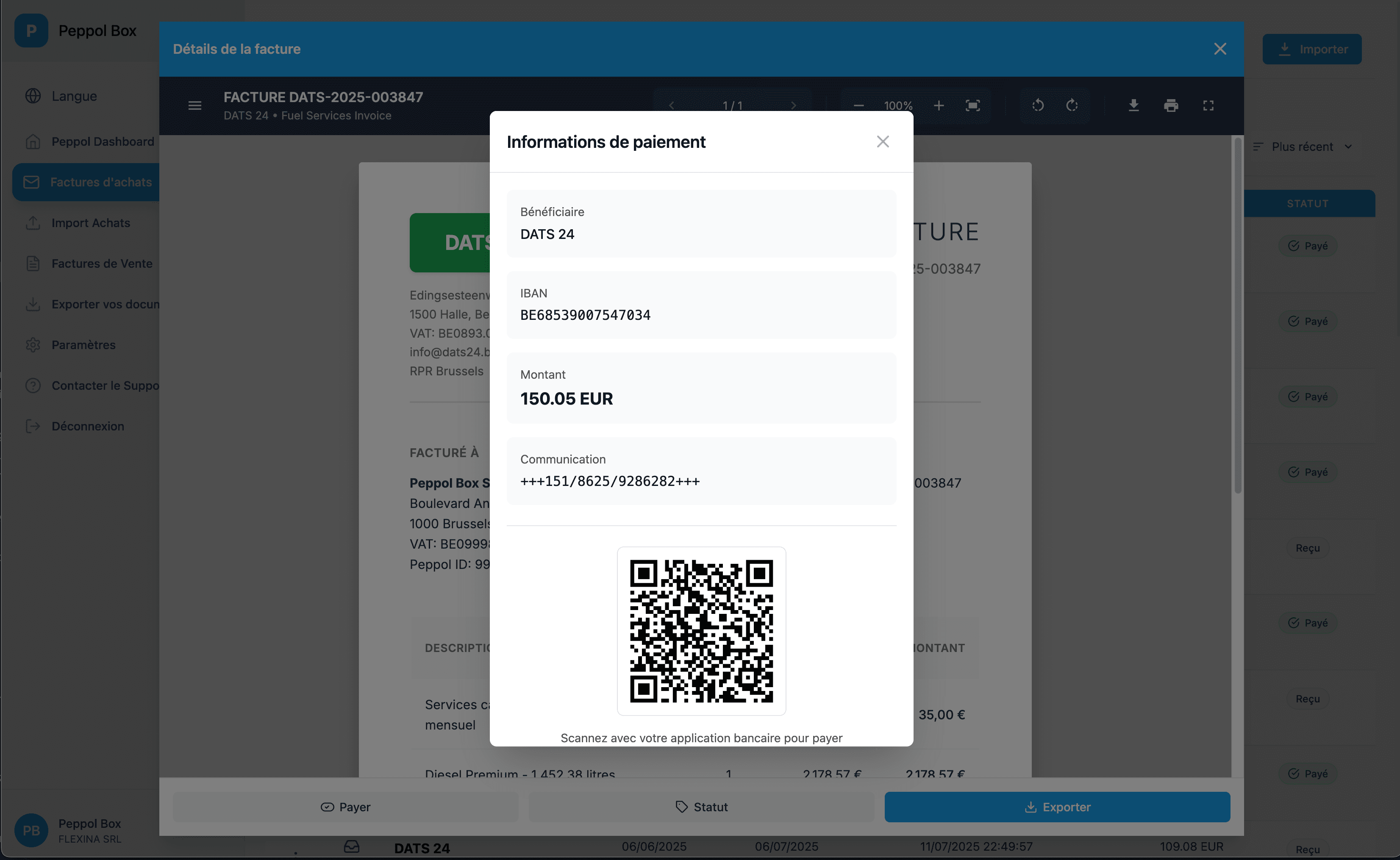 Purchase invoice workflow processing